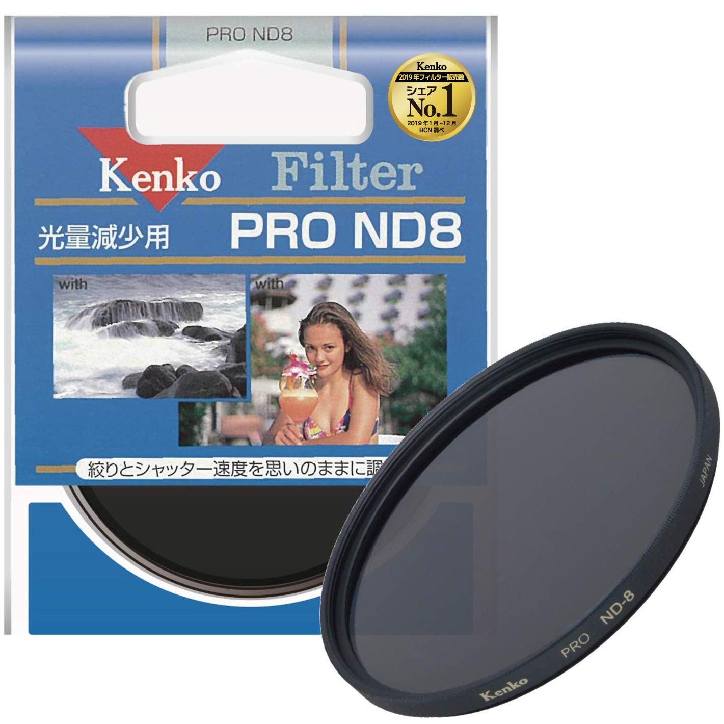 Kenko NDフィルター PRO ND8 58mm 光量調節用 358627
