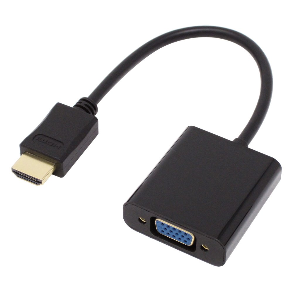 アイネックス HDMI-VGA 変換ケーブル [ 25cm ] AMC-HDVGAB